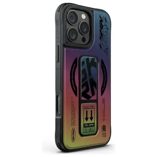 Skinarma case Kira Kobai iPhone 16 Pro 6.3" Magnetic Charging Grip Stand hologram
