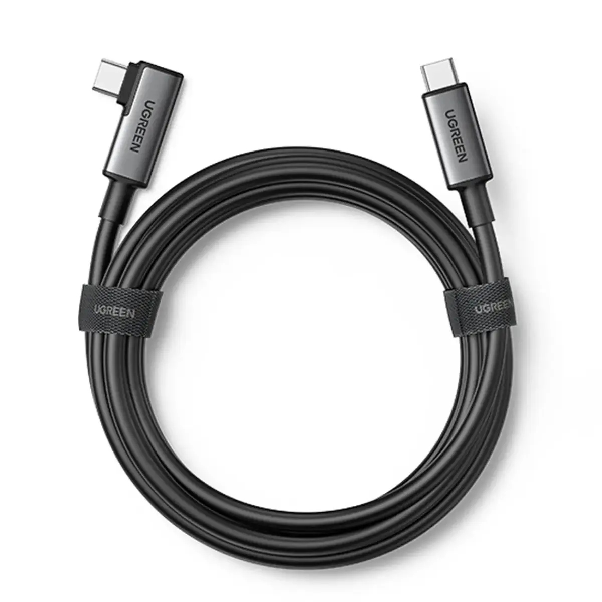 Ugreen US551 datu pārraides un uzlādes vads | USB-C uz USB-C | 60W | 5m | melns