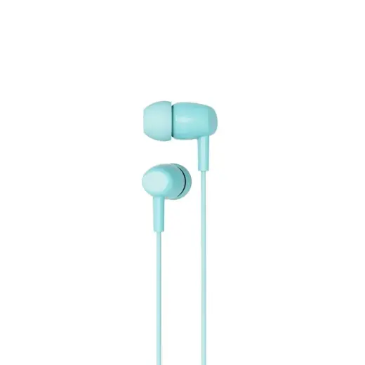 XO wired earphones EP50 jack 3,5mm green 1pcs