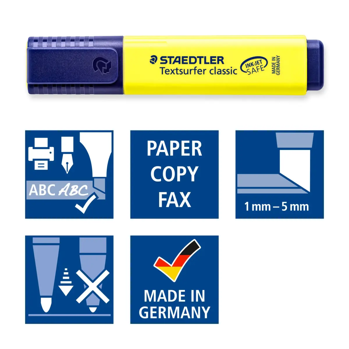 Teksta marķieru komplekts STAEDTLER TEXTSURFER 364 4 krāsas
