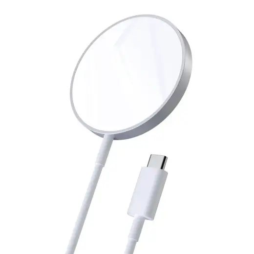 Choetech 15W magnetic Qi wireless charger (MagSafe compatible) white (T517-F)