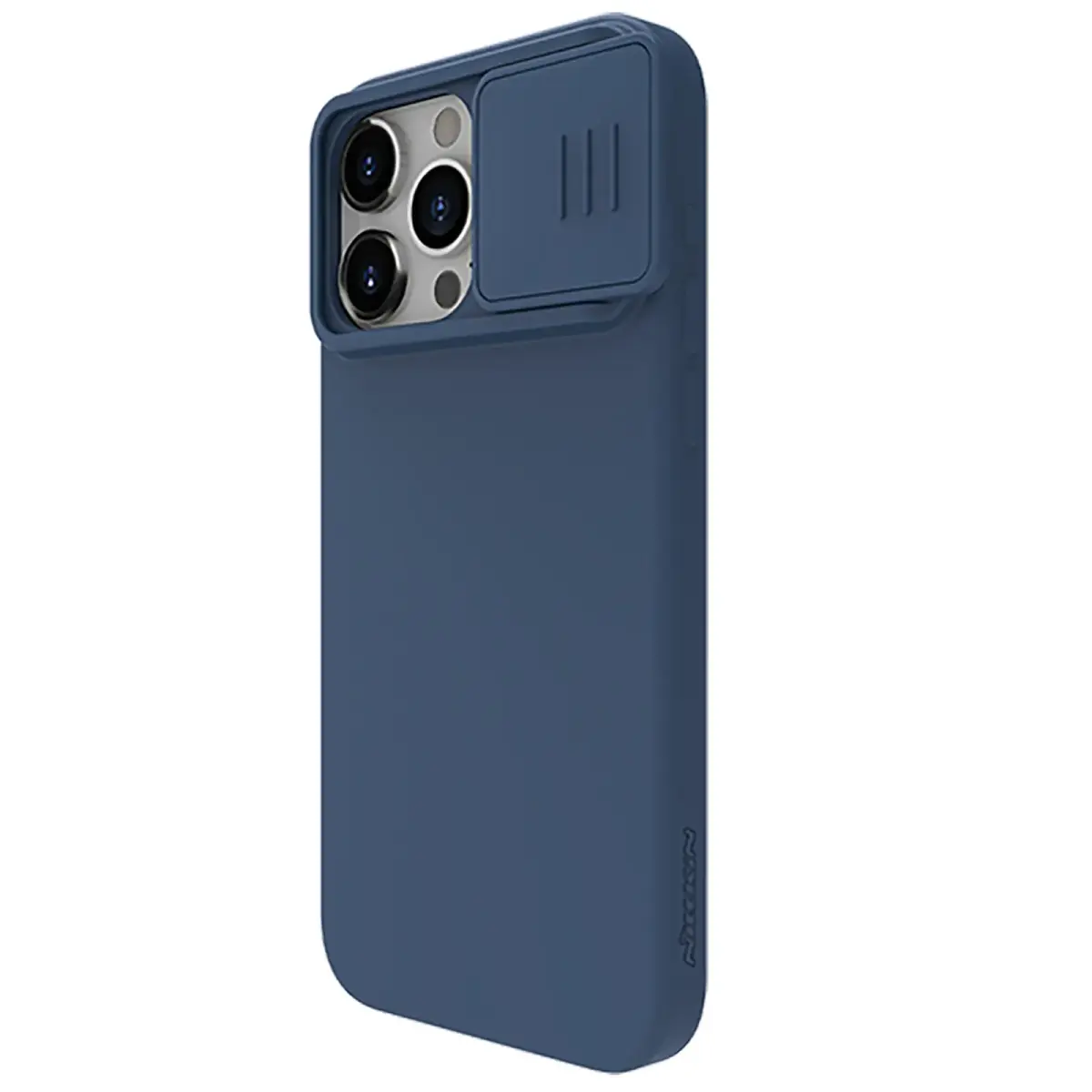 Nillkin CamShield Silky Silicone Case for Apple iPhone 15 Pro Midnight Blue