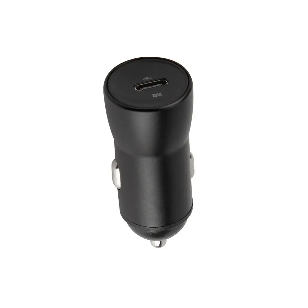 Maxlife MXCC-04 auto lādētājs | 20W | PD, QC | USB-C | melns