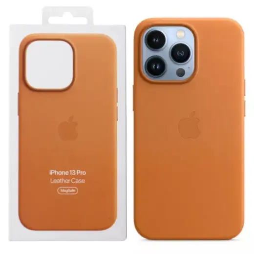 Case Apple MM193ZE/A iPhone 13 Pro 6.1" MagSafe golden brown Leather Case