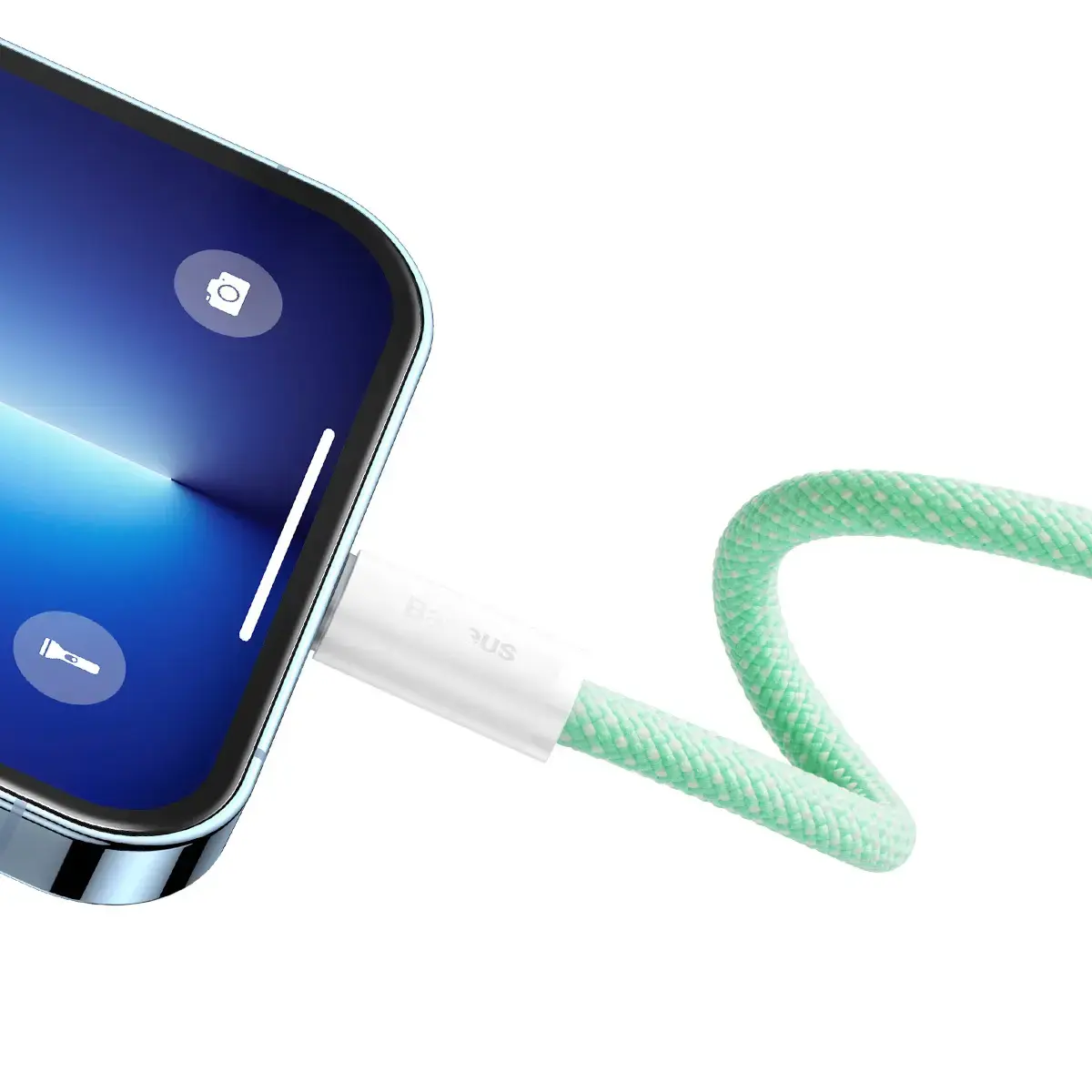 Baseus Cable Dynamic - Type C to Lightning - PD 20W 2 metres (CALD000106) green