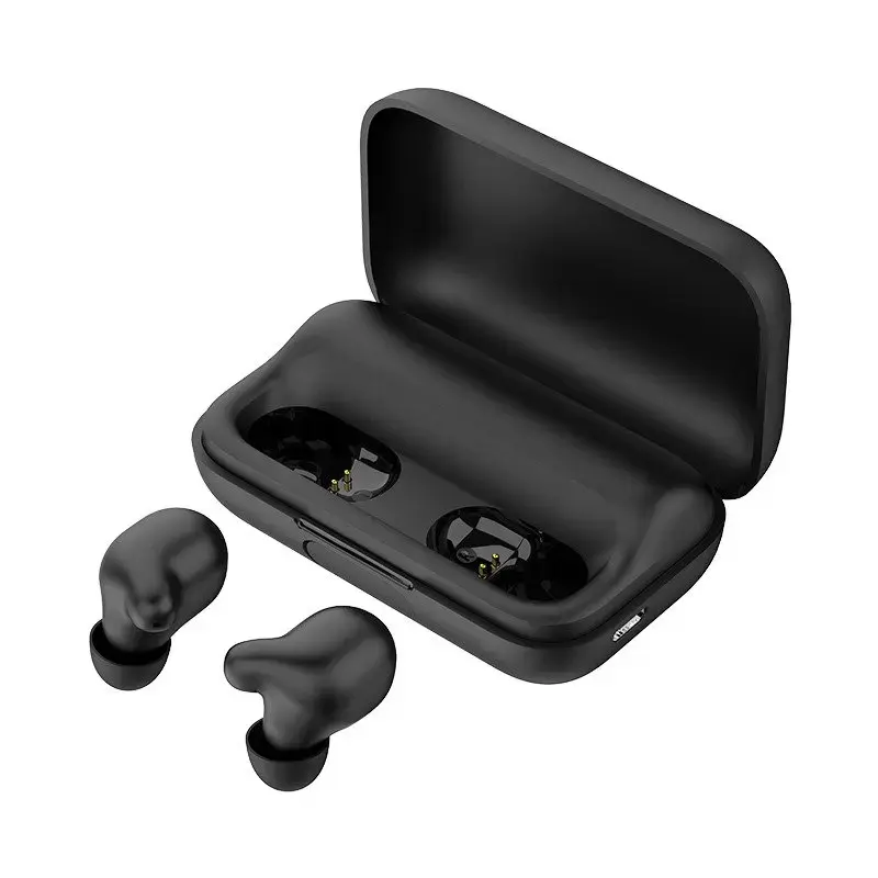 Haylou T15 Airpods Bluetooth 5.0 Stereo Headsets with Microphone (MMEF2ZM|A) black