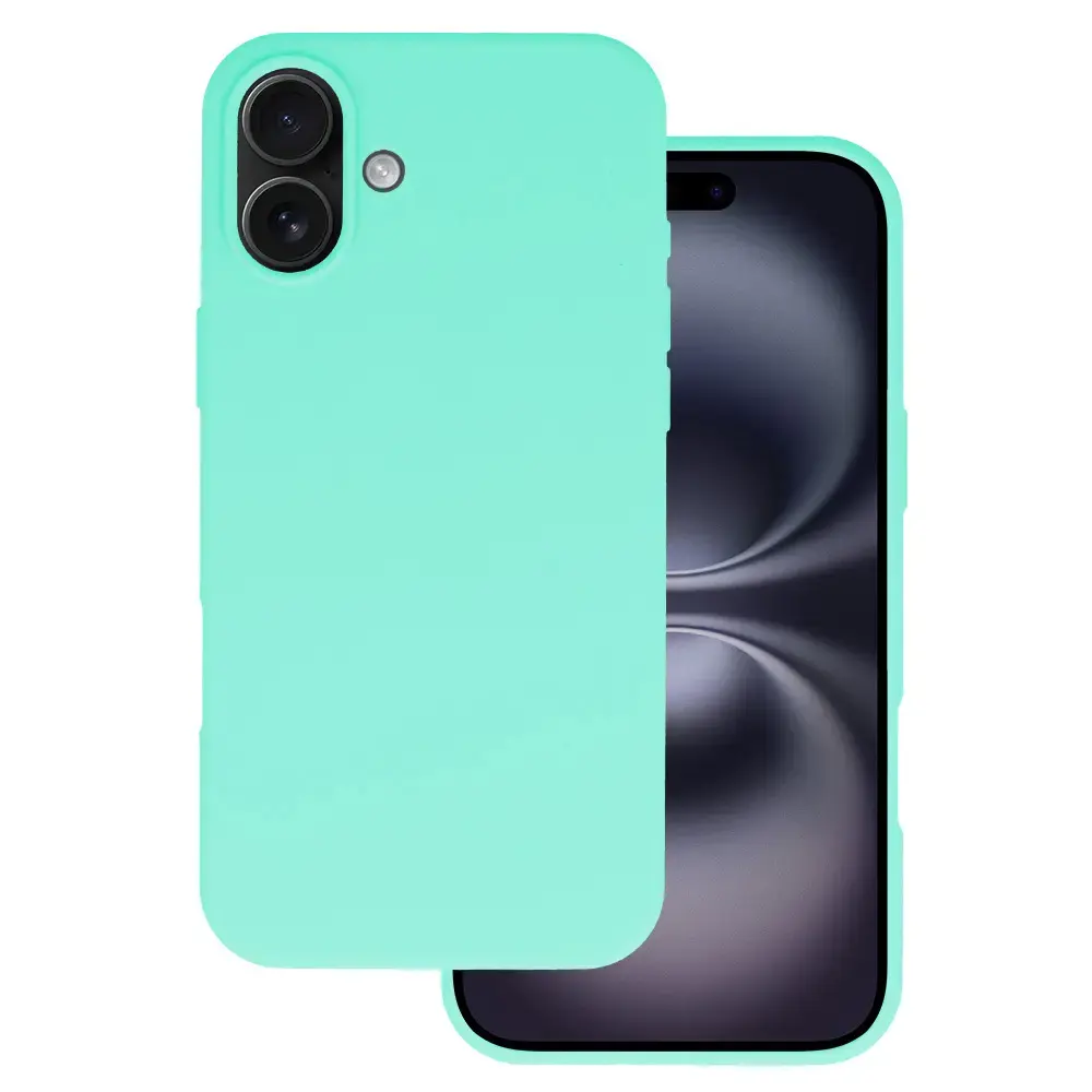Silicone Lite maciņš telefonam iPhone 16 Plus zaļš