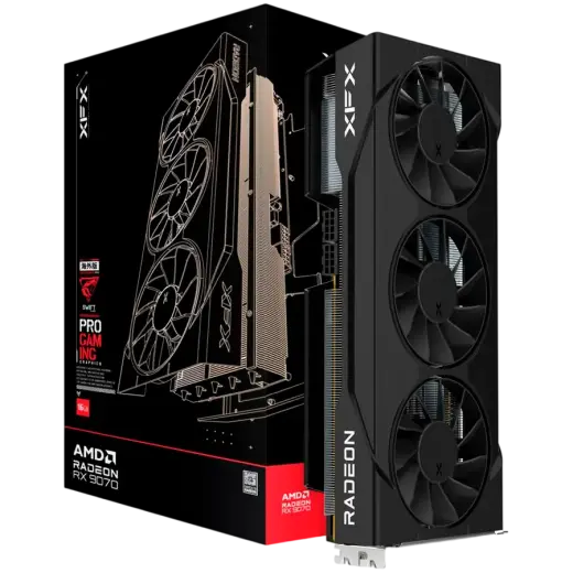 XFX Swift AMD Radeon RX 9070 OC Triple 90mm Fan 16GB GDDR6 256bit HDMI 3xDP
