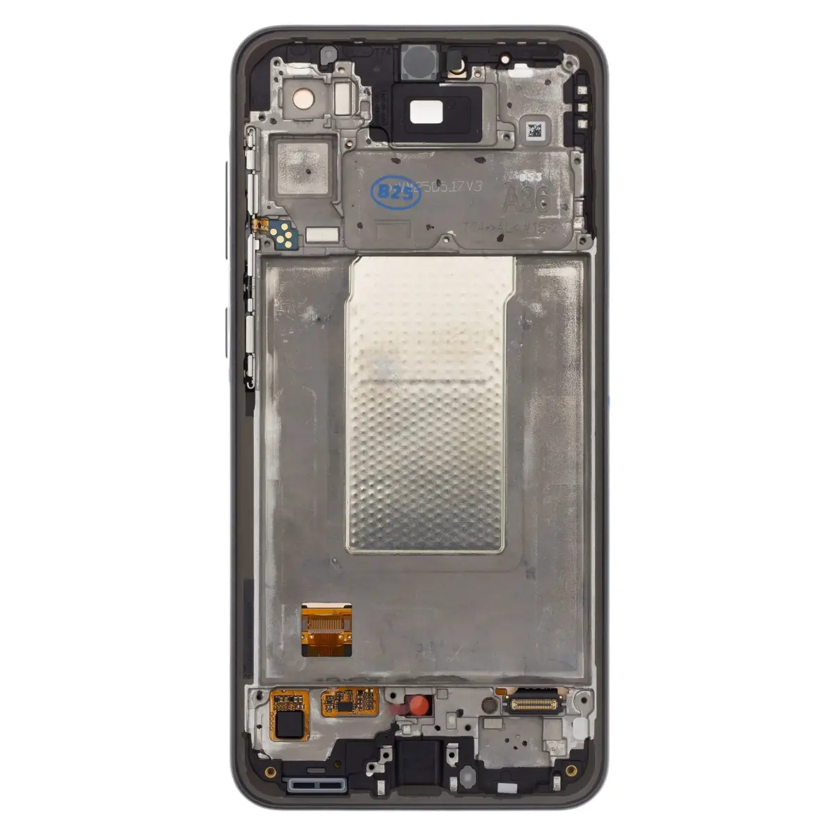 LCD display + Touch Unit + Front Cover Samsung A366B Galaxy A36 5G Black (Service Pack)