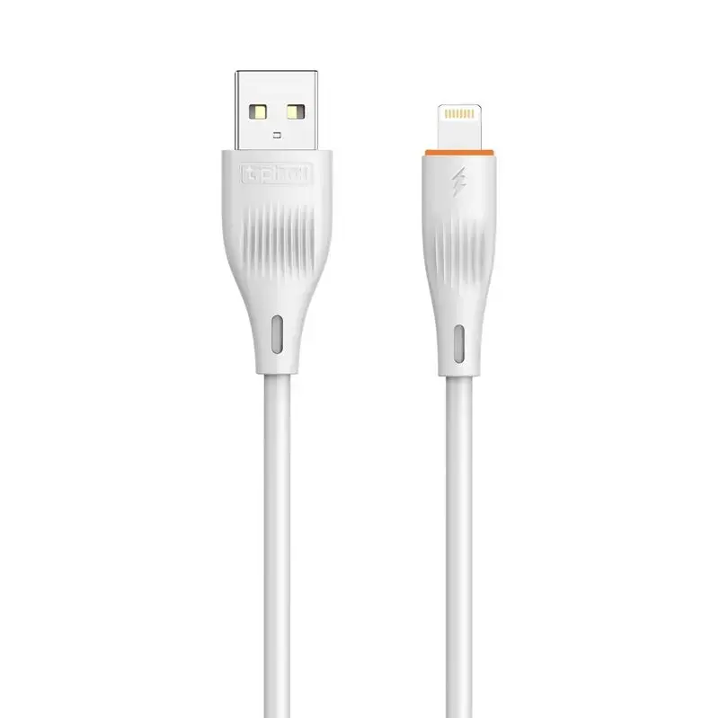 T-PHOX CABLE X-LITE LIGHTNING WHITE 1M 3A