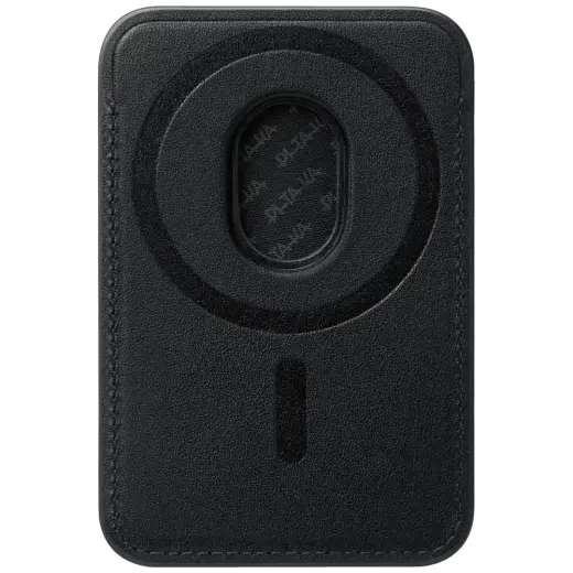 Magnetic wallet PITAKA Woven Wallet MagSafe for phone black grey Foto 4