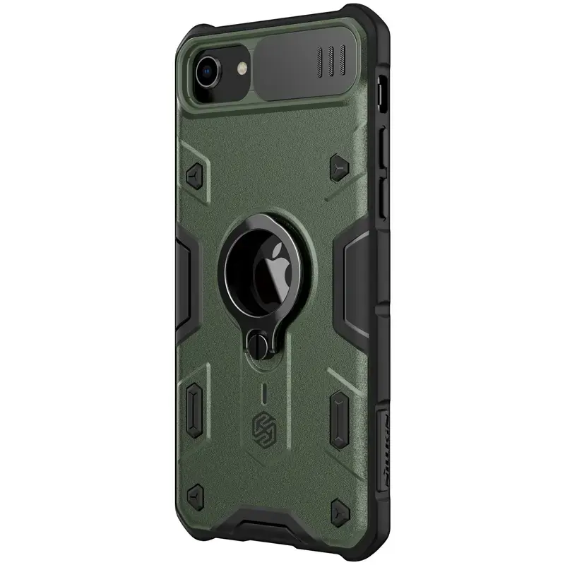 Nillkin CamShield Armor Hard Case for Apple iPhone 7|8|SE2020|SE2022 Deep Green