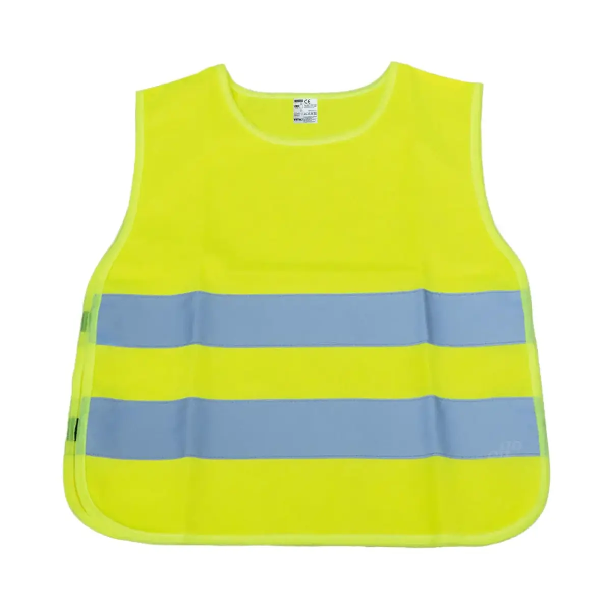 Safety vest for kids yellow with certificate AMIO-01736