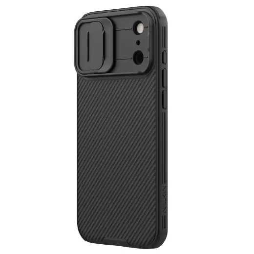 Nillkin CamShield PRO phone case for iPhone 17 Pro Max black (with camera lens protection)