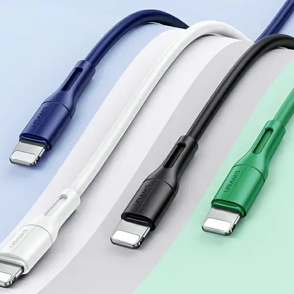 USAMS U68 SJ500USB02 data transfer and charging cable | USB-A to Lightning | 10W | 1m | white