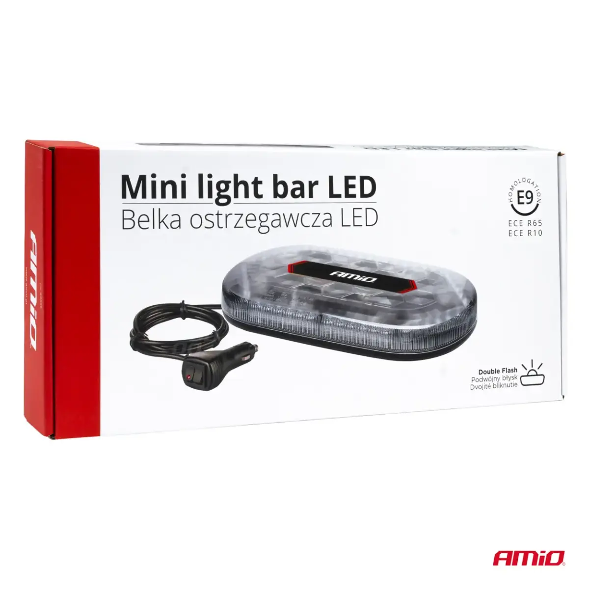 High intensity MAGNETIC mount MINI LIGHT BAR WLB78 293x171mm R65 R10 48LED 12/24V IP56