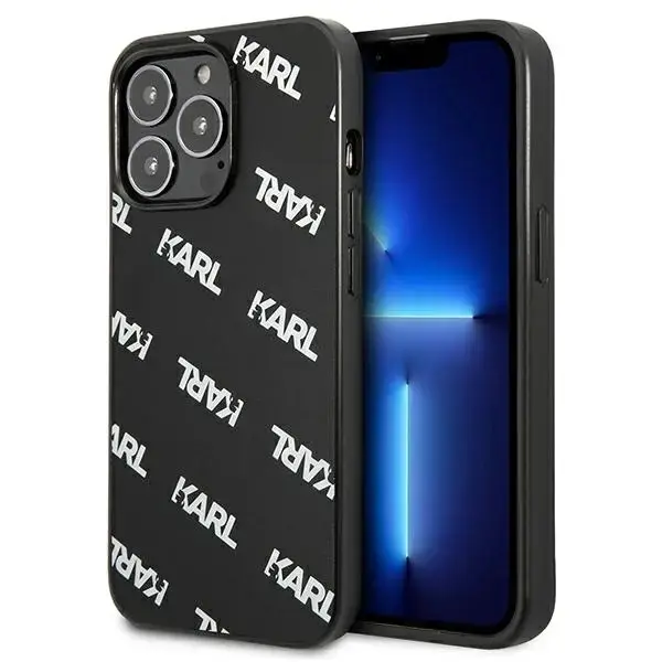 Karl Lagerfeld KLHCP13XPULMBK3 iPhone 13Pro Max 6,7" hardcase black Allover