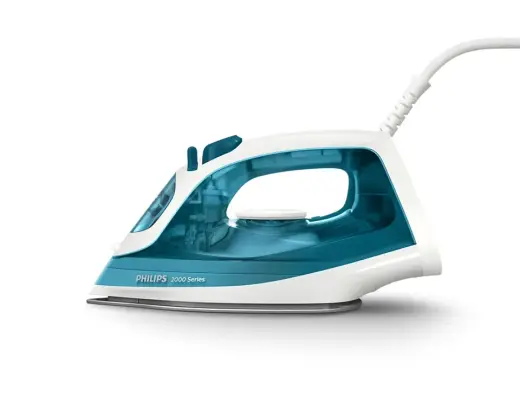 PHILIPS 2000 sērijas Tvaika gludeklis, 2000W, zils