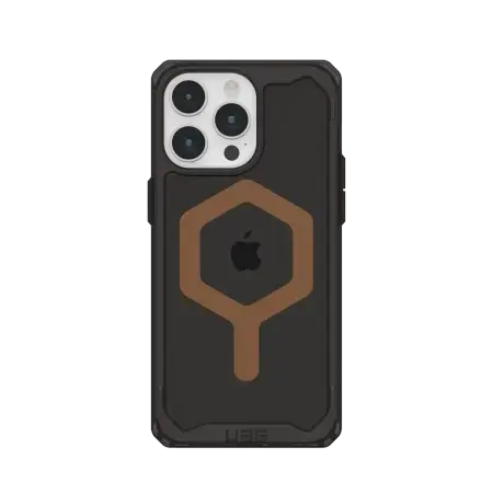UAG Plyo MagSafe case for iPhone 15 Pro Max - black and brown
