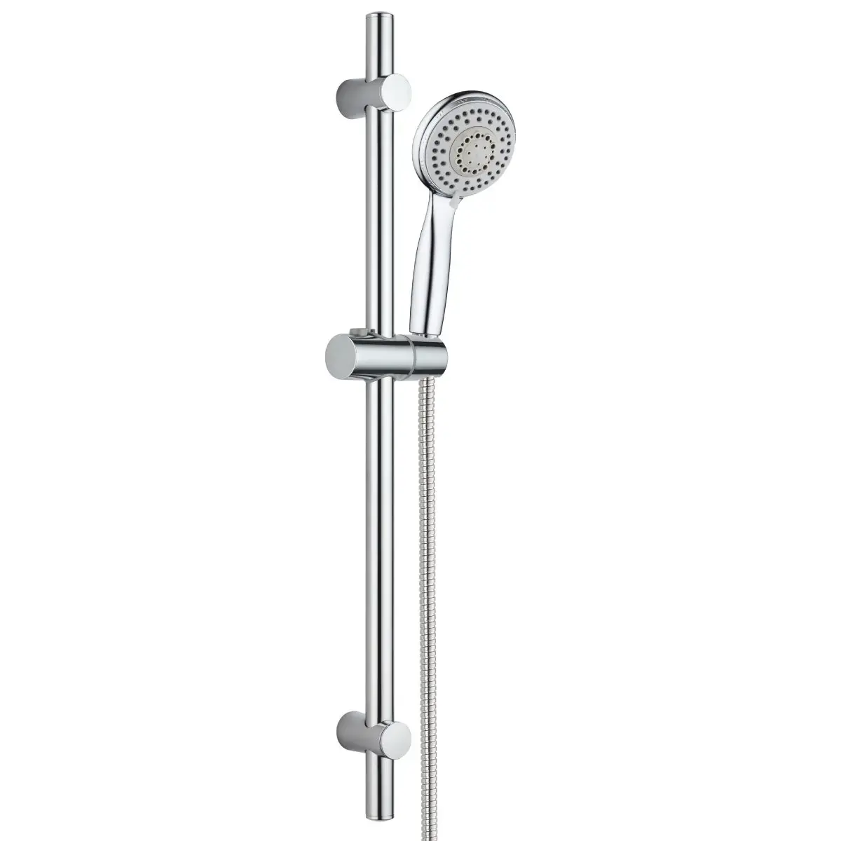 AB Shower set with rail, 5 modes, chrome