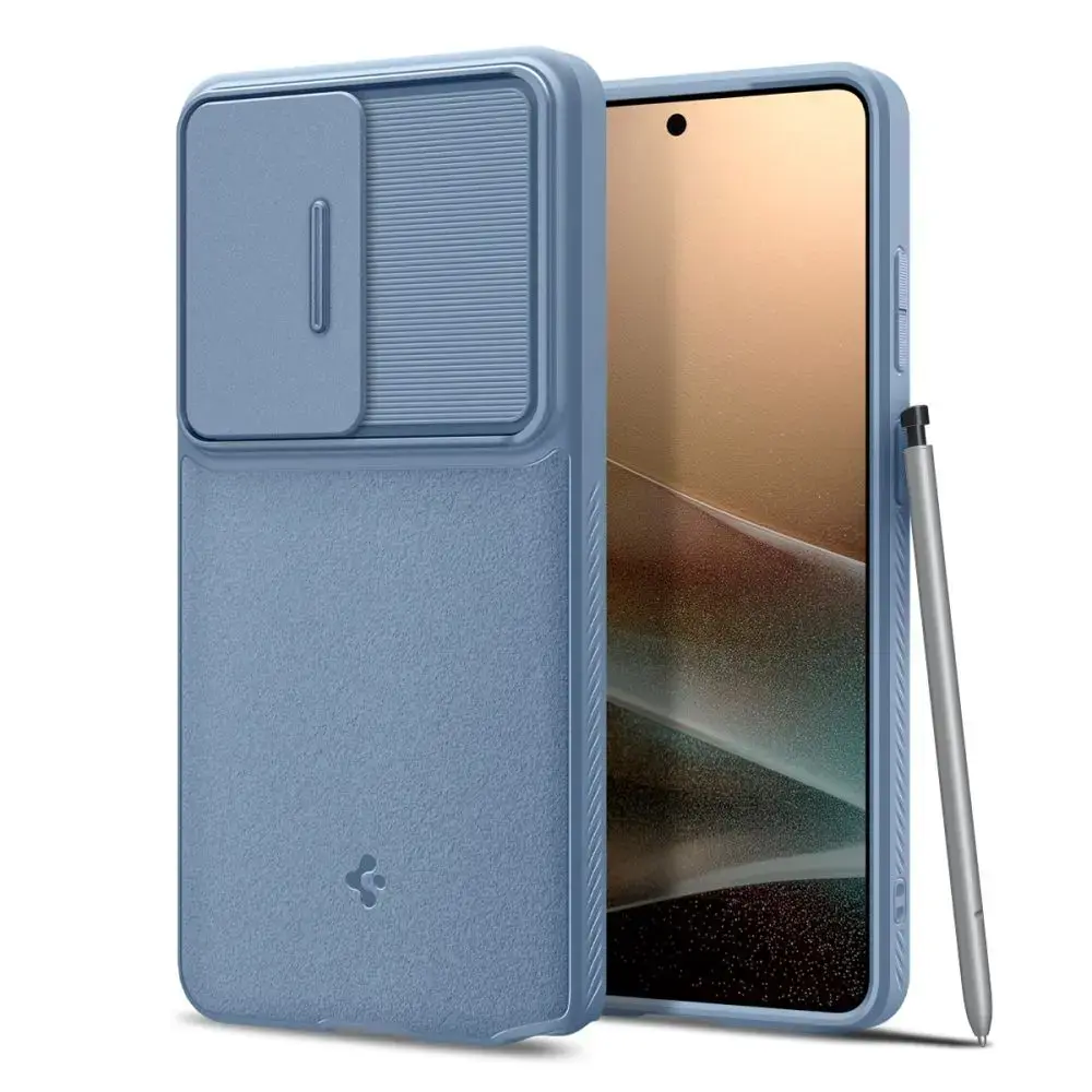 Spigen Optik Armor maciņš telefonam Samsung Galaxy S26 Ultra (S948) zils