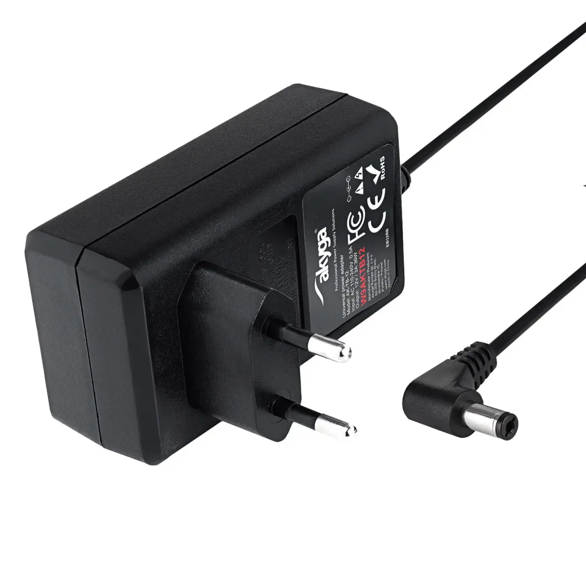 Universālais barošanas adapteris Akyga AK-TB-12 12V | 3A 36W 5,5 x 2,1 mm 1,4 m