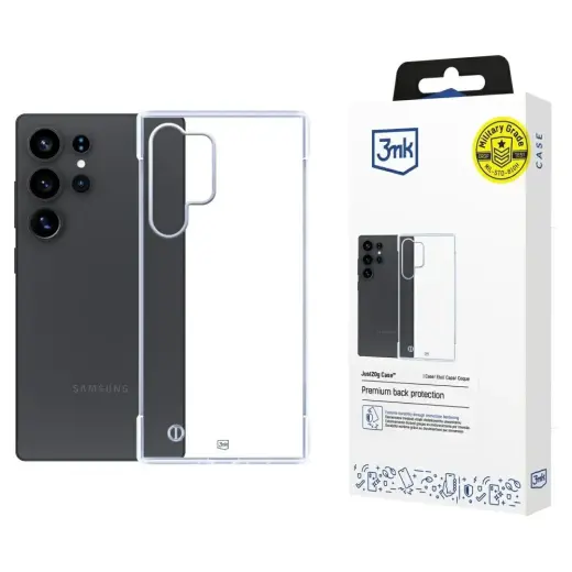 3MK Just20g Clear Case for Samsung Galaxy S25 Ultra