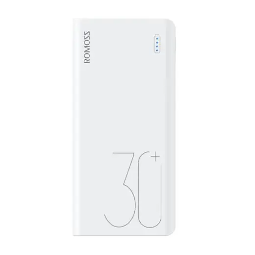 Ārējais akumulators Romoss Sense 8+ 30000mAh (balts)