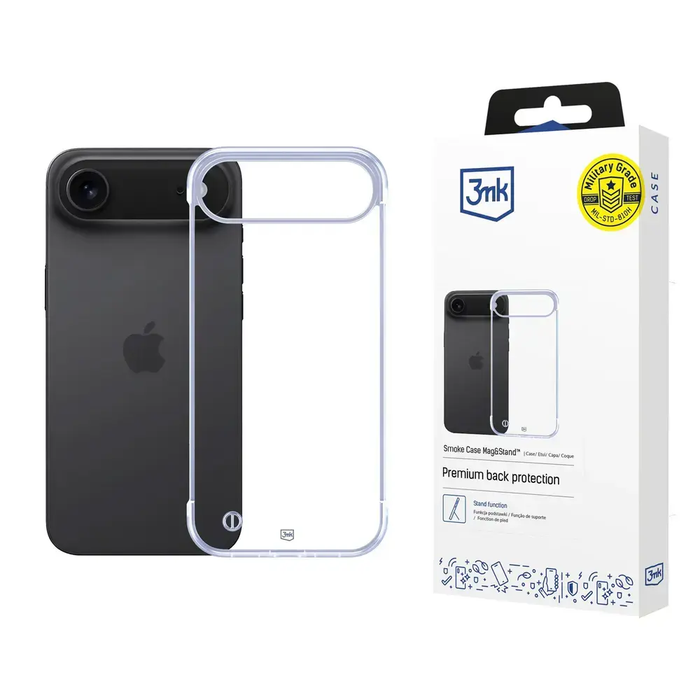 3mk Just20g maciņš telefonam Apple iPhone 17 Air caurspīdīgs