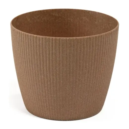 Puķu pods Magnolija Jumper wood 140x120mm, brūns