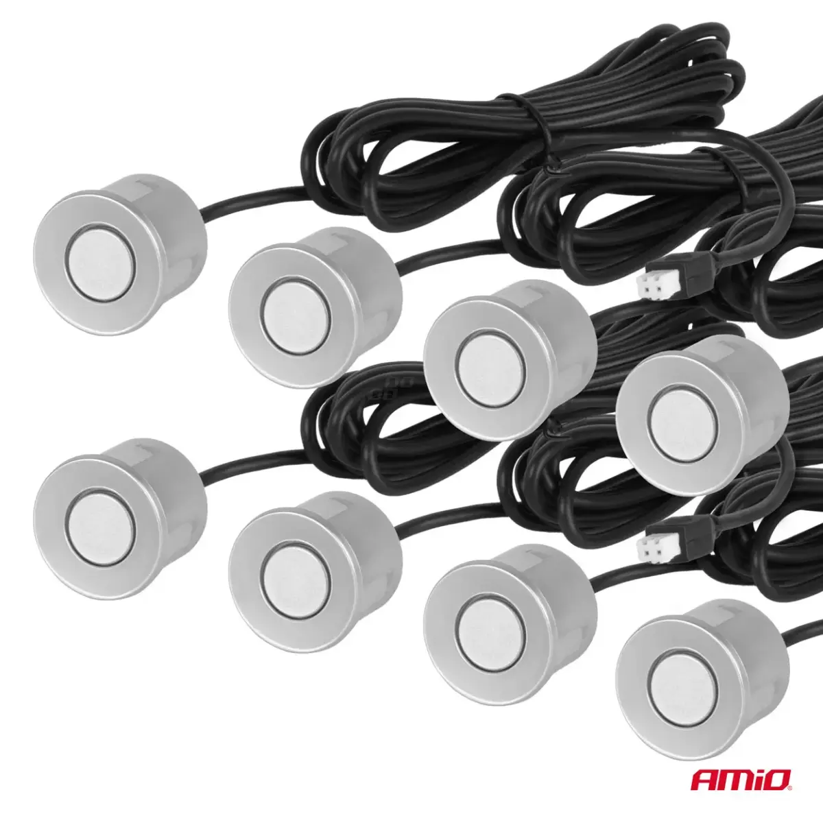 Parking sensor 8 LED silver