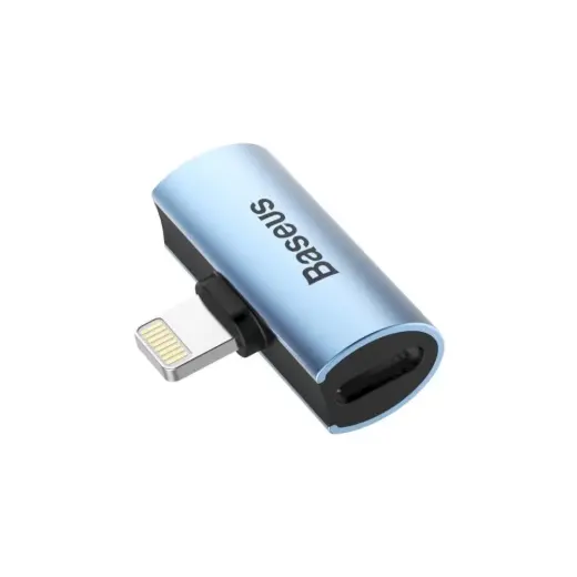 Baseus CAL46-03 Universal audio adapter with charging Lightning -> 3.5mm blue