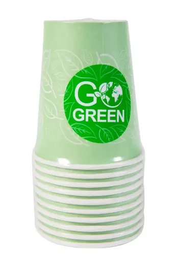 Стаканы экологические Go Green 250мл 10шт./ 0,06кг