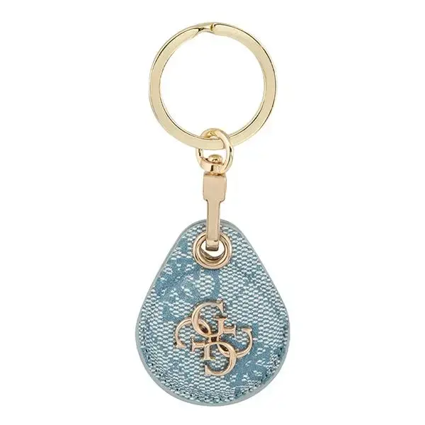 GUATP4GM4PB Guess PU Big 4G Flat Ring AirTag Case Blue