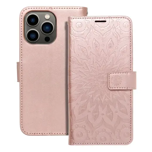 MEZZO mandala чехол-книжка для телефона iPhone 13 Pro розовый