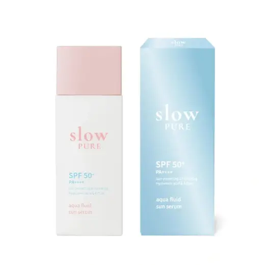 Slowpure, Aqua Fluid Sun, Protecting, Day, Serum, For Face, SPF 50, 50 ml