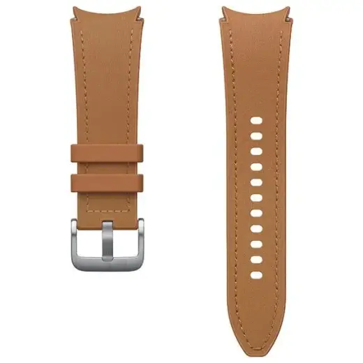 Pasek Hybrid Eco-Leather Band Samsung ET-SHR95SDEGEU do Watch6 20mm S|M camel