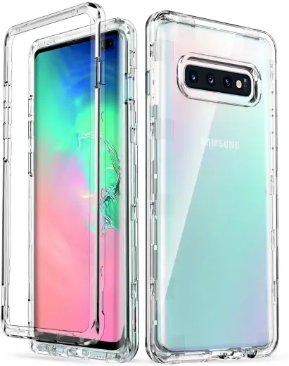 Fusion Ultra Back Case 2 mm Protect Silicone Case For Samsung G975 Galaxy S10 Plus Transparent