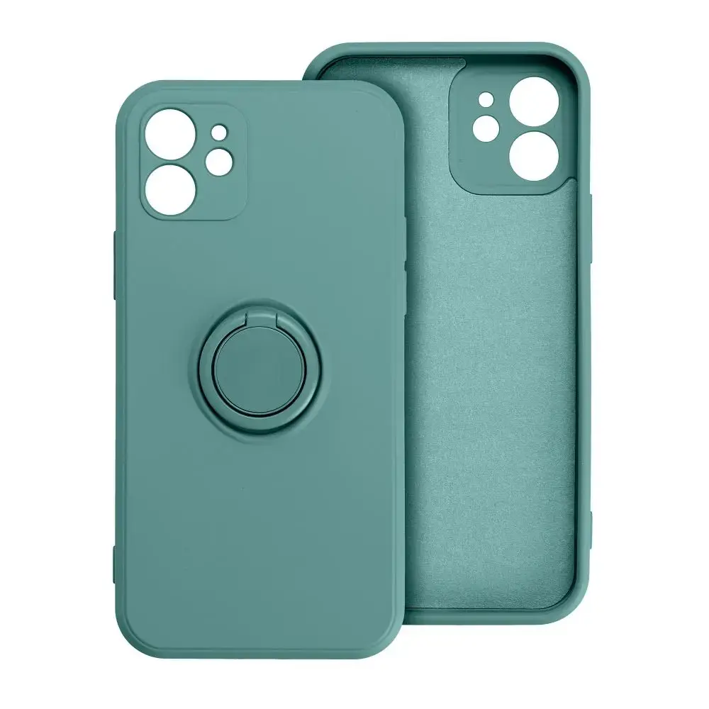 SILICONE RING case for XIAOMI Redmi Note 14 4G (GLOBAL - 164,84mm x 78,15mm x 8,16mm) green