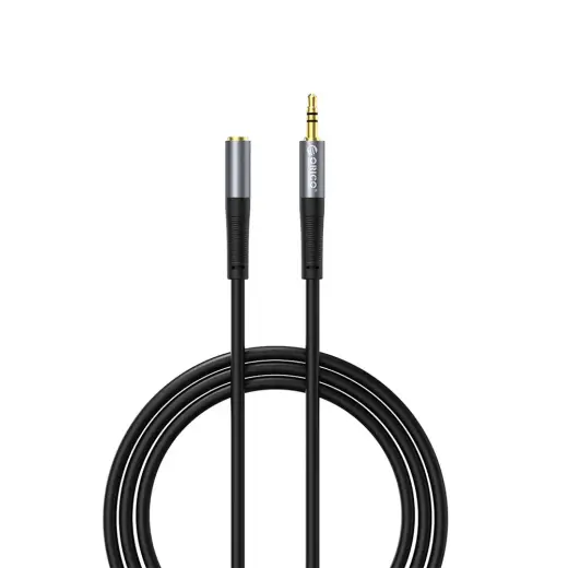 Orico AXF Mini Jack 3.5mm Male to Female Audio Cable 2m - Black