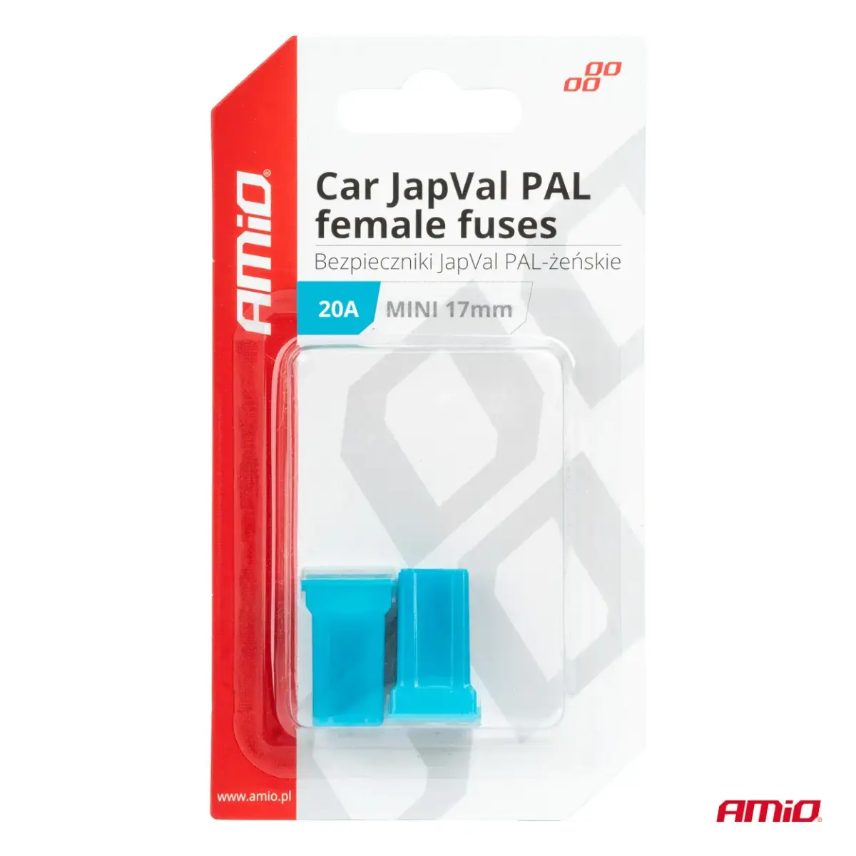 Car JapVal PAL Female fuses 20A AMIO-03443