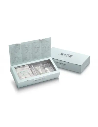 Pure Solutions Set Bruno Vassari: Balance Fluid, Vitamin A, Hydrating, Emulsion, For Face, 20 ml + Pure Solutions, Eliminates Impurities, Cream Mask, For Face, 30 g + Bruno Vassari, Purifying, Lotion-Serum, For Face, 3 ml + Bruno Vassari, Purifying, Lotion-Serum, For Face, 3 ml + Bruno Vassari, Purifying, Lotion-Serum, For Face, 3 ml + Bruno Vassari, Purifying, Lotion-Serum, For Face, 3 ml + Bruno Vassari, Purifying, Lotion-Serum, For Face, 3 ml + Bruno Vassari, Purifying, Lotion-Serum...