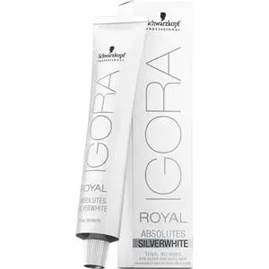 Schwarzkopf Professional Igora Royal Absolutes Permanent Hair Colour Cream, Silverwhite Silver, 60 Ml