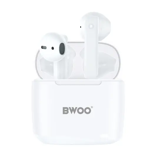 BWOO wireless TWS earphones BW94-WH white