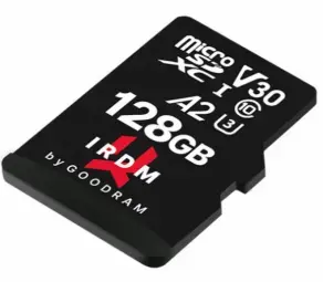 GOODRAM Memory MicroSD Card IRDM - 128GB with adapter UHS I U3 V30 A2 170MB/s