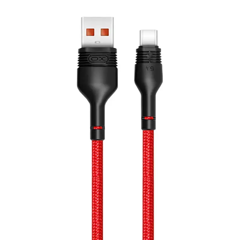 XO NB55 data transfer and charging cable | USB-A to USB-C | 25W | 1m | red