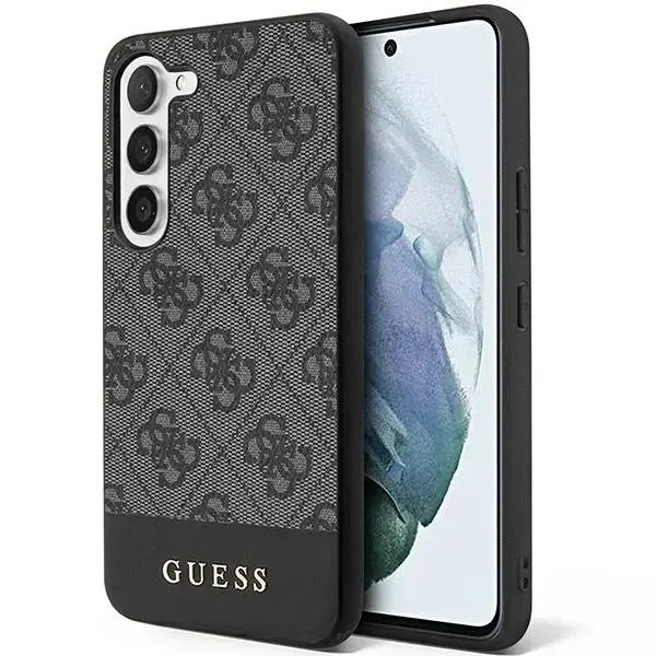 Guess 4G Stripe Collection case for Samsung Galaxy S24+ - black