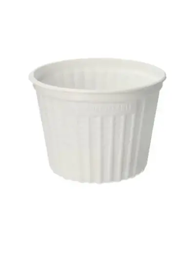 Zupas bļodas To Go, vienreizl., PP, balts, D11,5 cm, 500ml, 0.368kg, 25gab