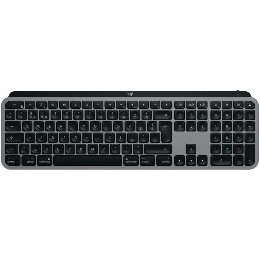 LOGITECH MX Keys for MAC Bluetooth Illuminated Keyboard - SPACE GREY - UK