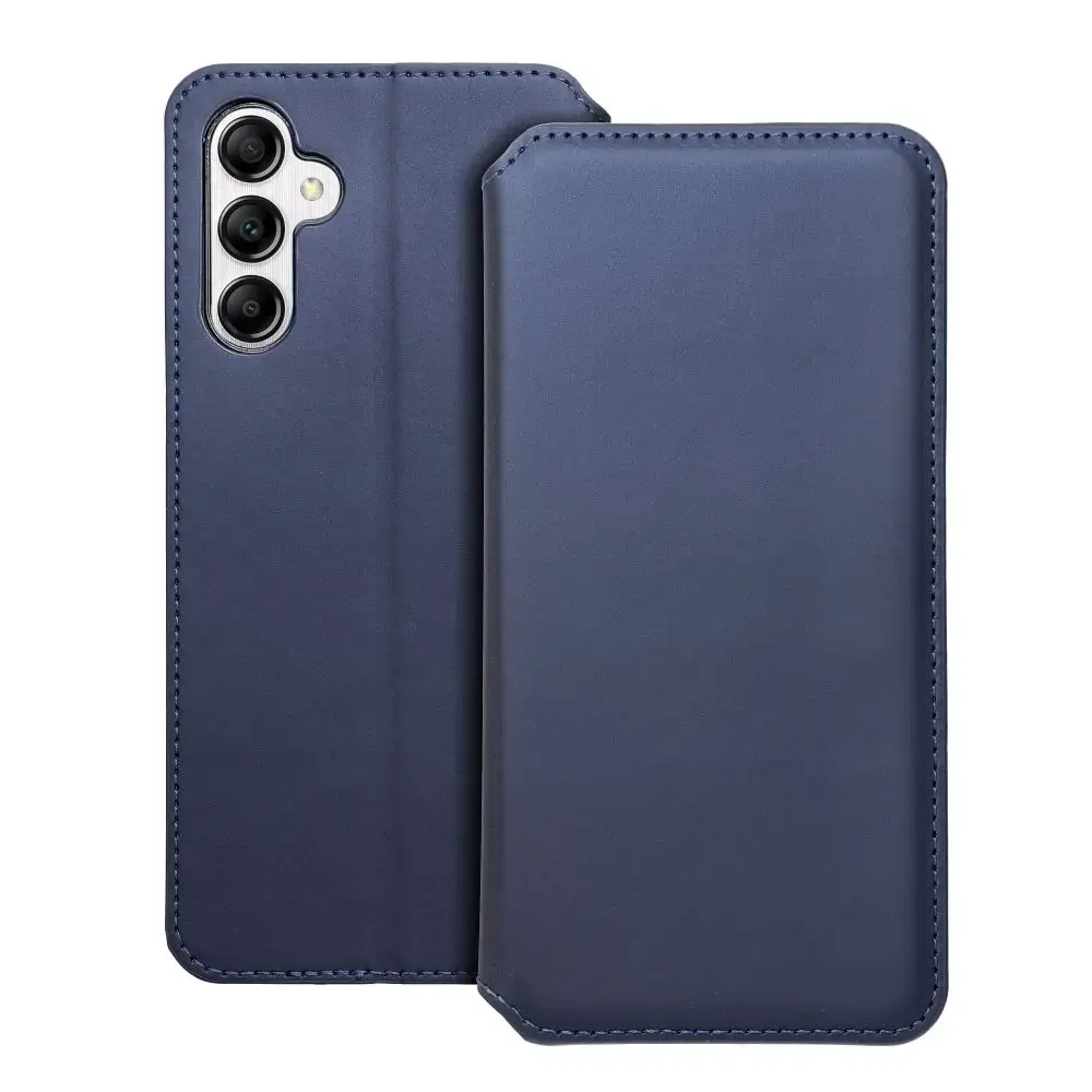Fusion Dual Pocket Book grāmatveida maks Samsung A145 | A146 Galaxy A14 4G | 5G zils